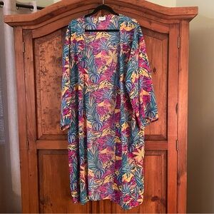 World Market Euphoric Multicolor abstract Kimono